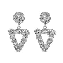 Load image into Gallery viewer, ALIUTOM Fashion Statement Earrings Big Metal Geometric Pendant Earrings For Women Hanging Dangle Earrings Drop Earing Bohemian