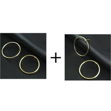 Load image into Gallery viewer, Earing Women Brinco 2020 Top Fashion Promotion Pendientes Tassel Earrings Han Edition Contracted Joker Pigment Surface Circle