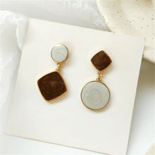 Load image into Gallery viewer, Geometric earrings For Women Fashion earrings long contracted asymmetry Hanging Dangle Earrings Drop Earing modern Jewelry