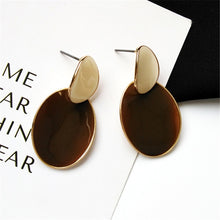 Load image into Gallery viewer, Geometric earrings For Women Fashion earrings long contracted asymmetry Hanging Dangle Earrings Drop Earing modern Jewelry