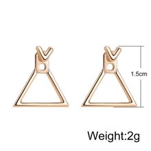Load image into Gallery viewer, Creative Minimalist Geometric Drop Earrings For Women Fashion Simple Metal Square Girl Earing Female Jewelry Accessories Brincos