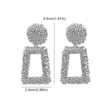 Load image into Gallery viewer, Fashion Statement Earrings 2019 Big Geometric Round Earrings For Women Hanging Dangle Earrings Drop Earing Modern Female Jewelry
