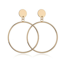 Load image into Gallery viewer, Fashion Statement Earrings 2019 Big Geometric Round Earrings For Women Hanging Dangle Earrings Drop Earing Modern Female Jewelry