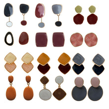 Load image into Gallery viewer, Geometric earrings For Women Fashion earrings long contracted asymmetry Hanging Dangle Earrings Drop Earing modern Jewelry
