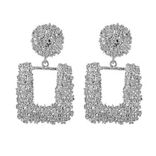 Load image into Gallery viewer, ALIUTOM Fashion Statement Earrings Big Metal Geometric Pendant Earrings For Women Hanging Dangle Earrings Drop Earing Bohemian
