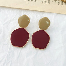 Load image into Gallery viewer, Geometric earrings For Women Fashion earrings long contracted asymmetry Hanging Dangle Earrings Drop Earing modern Jewelry
