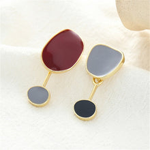 Load image into Gallery viewer, Geometric earrings For Women Fashion earrings long contracted asymmetry Hanging Dangle Earrings Drop Earing modern Jewelry
