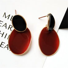 Load image into Gallery viewer, Geometric earrings For Women Fashion earrings long contracted asymmetry Hanging Dangle Earrings Drop Earing modern Jewelry
