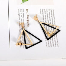 Load image into Gallery viewer, Creative Minimalist Geometric Drop Earrings For Women Fashion Simple Metal Square Girl Earing Female Jewelry Accessories Brincos
