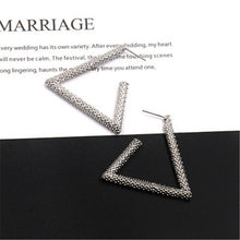 Load image into Gallery viewer, Creative Minimalist Geometric Drop Earrings For Women Fashion Simple Metal Square Girl Earing Female Jewelry Accessories Brincos
